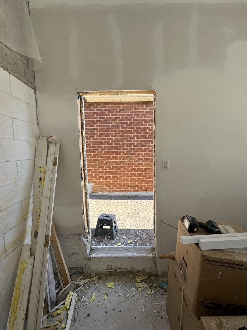 New Exterior Door Installation — Carpentry project by EverPeak Elite