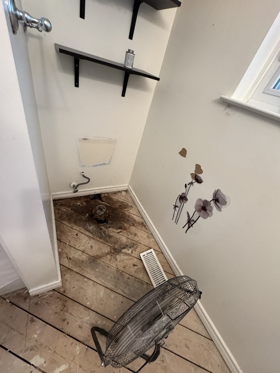 Glue-Down Vinyl Plank Flooring Over New Plywood Subfloor with Toilet & Quarter Round Replacement by EverPeak Elite